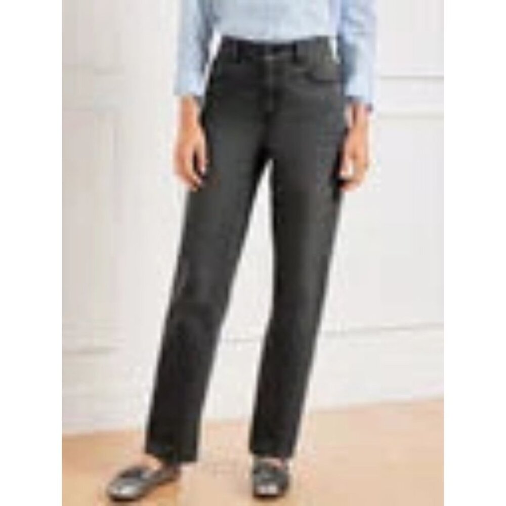 Talbots High Waist Relaxed Jeans - Carnegie Wash Size 8
